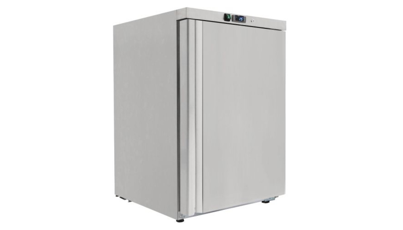 Sterling Pro Cobus SPF200S Single Door Stainless Steel Undercounter Freezer, 140 Litre – Commercial Refrigeration