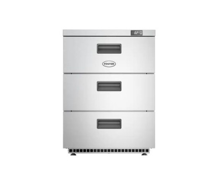 Foster HR150/3D/13-106 3 Drawer Undercounter Cabinet Refrigerator, 150 Litre – Commercial Refrigeration â€“ Undercounter Fridges