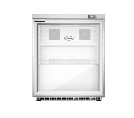 Foster HR200G/13-114 Single Glass Door Undercounter Cabinet Display Refrigerator, 200 Litre – Commercial Refrigeration – Foster