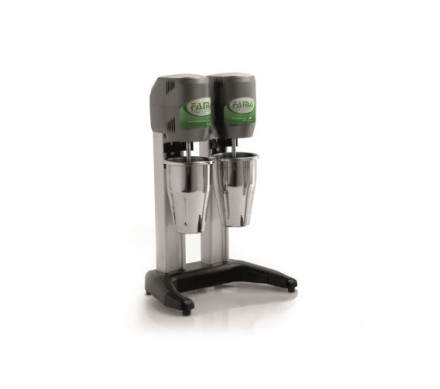 Fama MF4D Double Drink Mixer With Stainless Steel Cups, 2 X 0.8 Litre – Commercial Food Preparation Equipment – Fama Industrie 