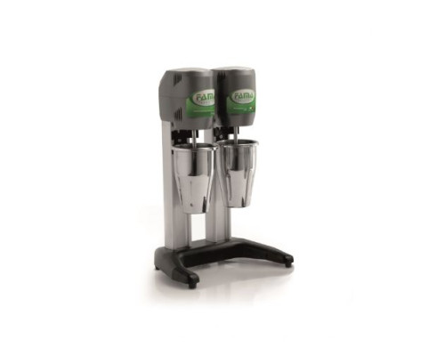 Fama MF4D Double Drink Mixer With Stainless Steel Cups, 2 X 0.8 Litre – Commercial Food Preparation Equipment