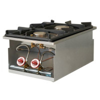 Diamond GDI/2F4 2 Burner Countertop Gas Range Cooker – Commercial Cooking Equipment
