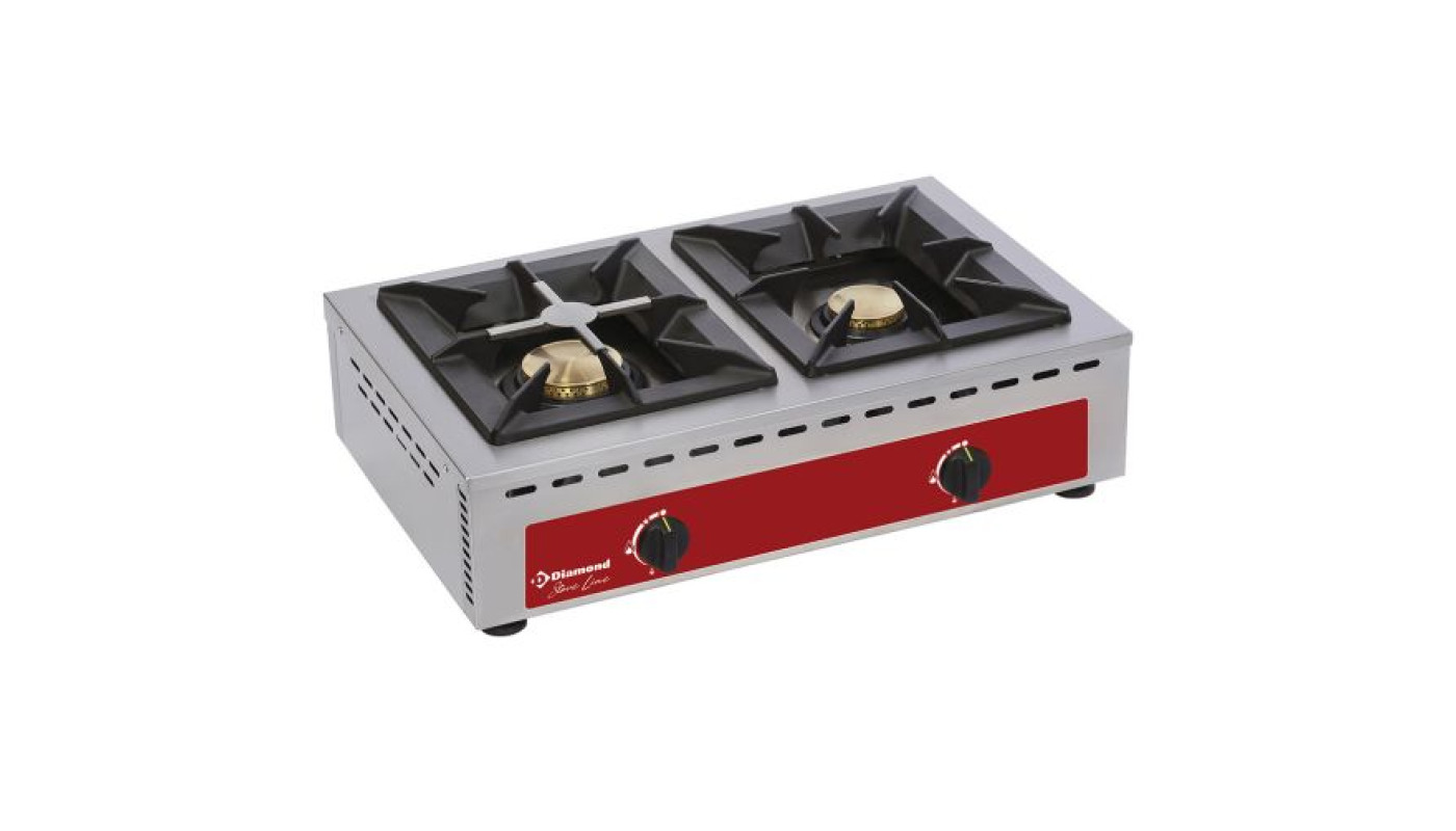 Diamond RF2G/Q Table Top 2 Burner Gas Stove Range – Commercial Cooking Equipment