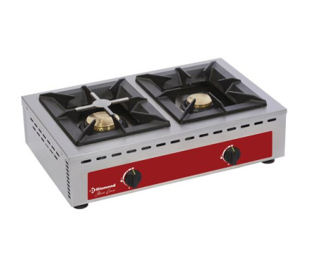 Diamond RF2G/Q Table Top 2 Burner Gas Stove Range – Commercial Cooking Equipment – Diamond