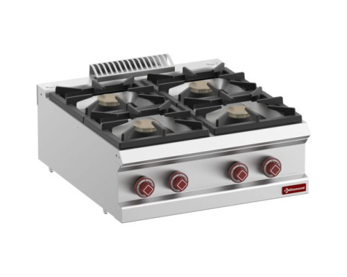 Diamond G7/4B7T-N 4 Burner Countertop Gas Range – Commercial Cooking Equipment