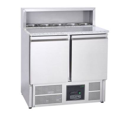 Sterling Pro Cobus SPU902PZ 2 Door Pizza Counter Granite Top 5 X GN1/6, 240 Litre – Commercial Spare Part – Sterling Pro