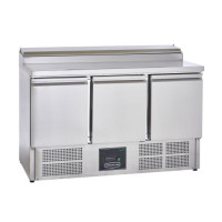 Sterling Pro Cobus SPU300PZ 3 Door Preparation Counter 8 X GN1/6, 392 Litre – Commercial Spare Part