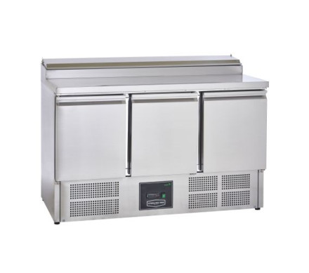 Sterling Pro Cobus SPU300PZ 3 Door Preparation Counter 8 X GN1/6, 392 Litre – Commercial Spare Part – Sterling Pro