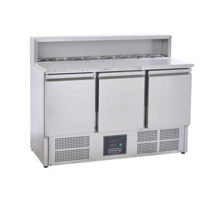 Sterling Pro Cobus SPU903PZ 3 Door Pizza Counter Granite Top 8 X GN1/6, 402 Litre – Commercial Spare Part – Sterling Pro