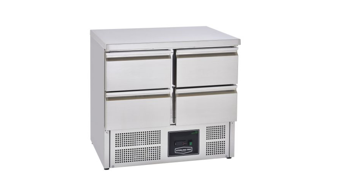 Sterling Pro Cobus SPU201-4D Undermounted Fridge Counter 4 Drawers, 220 Litre – Commercial Refrigeration