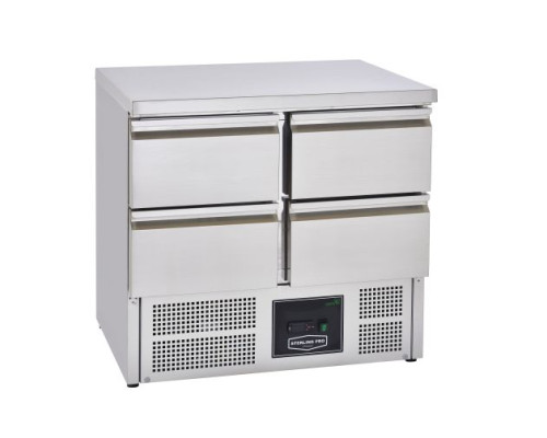 Sterling Pro Cobus SPU201-4D Undermounted Fridge Counter 4 Drawers, 220 Litre – Commercial Refrigeration
