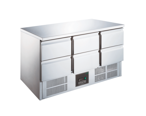 Sterling Pro Cobus SPU303-6D 6 Drawer Undermounted Counter, 368 Litre