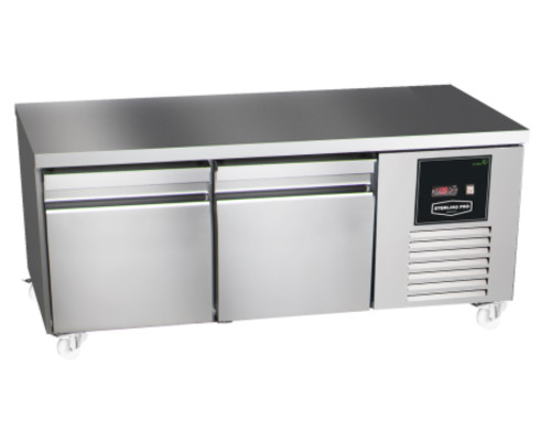 Sterling Pro Green SPI-B-135 2 Door Stainless Steel Low-Height Fridge Counter, 2 X 2/3 Drawers – Commercial Refrigeration