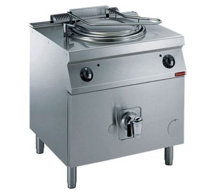 Diamond G22/M150I8-N Gas Indirect Heating Rounded Kettle On Cupboard, 150 Litre – Commercial Cooking Equipment – Diamond
