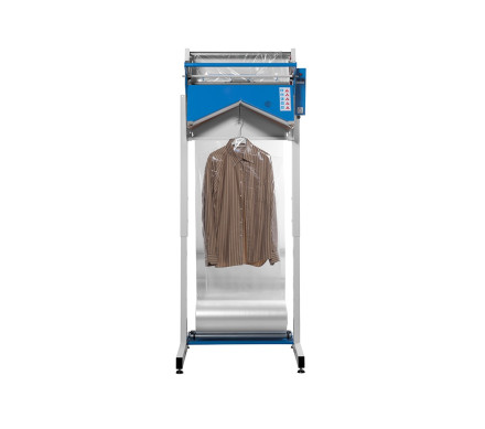Aeolus EOLO MB02 Self-Supporting Manual Garment Bagging Machine â€“ Ironing and Finishing Equipment for Dry Cleaners