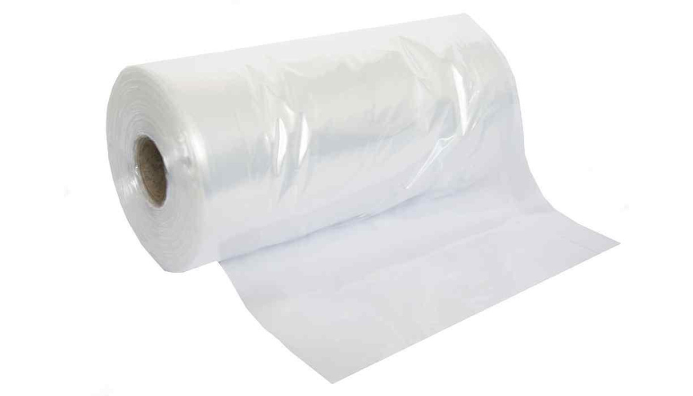 Heavy Clear Polythene Garment Covers on a Roll, 40 Inch, 120 Gauge