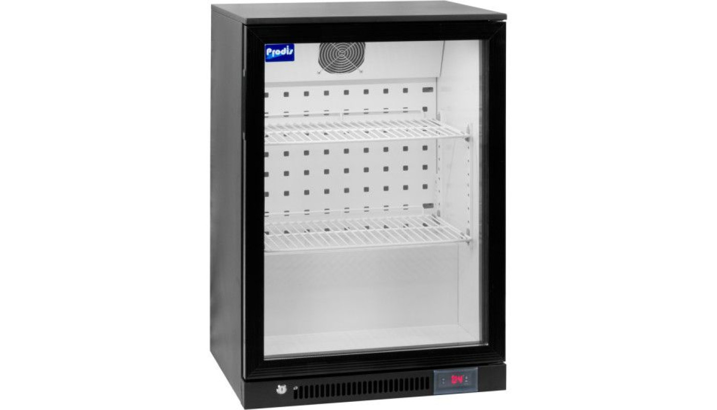 Prodis NT1BHLO-HC Single Door Black Bottle Cooler, 119 Litre – Commercial Refrigeration