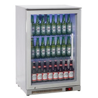 Prodis NT1ST-HC Hinged Glass Single Door Stainless Steel Undercounter Bottle Cooler, 126 Litre – Commercial Refrigeration