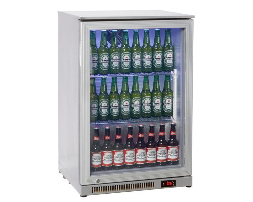 Prodis NT1ST-HC Hinged Glass Single Door Stainless Steel Undercounter Bottle Cooler, 126 Litre – Commercial Refrigeration
