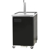 Prodis NTKC1 Single Door Black Single Tap Keg Cooler, 1 x 1/2 Keg – Commercial Bottle Cooler