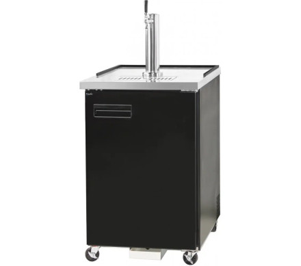 Prodis NTKC1 Single Door Black Single Tap Keg Cooler, 1 x 1/2 Keg – Commercial Bottle Cooler â€“ Water Coolers and Dispensers
