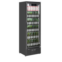 Sterling Pro Green SP110-BK Single Door Black Upright Bottle Cooler, 293 Litre – Commercial Refrigeration