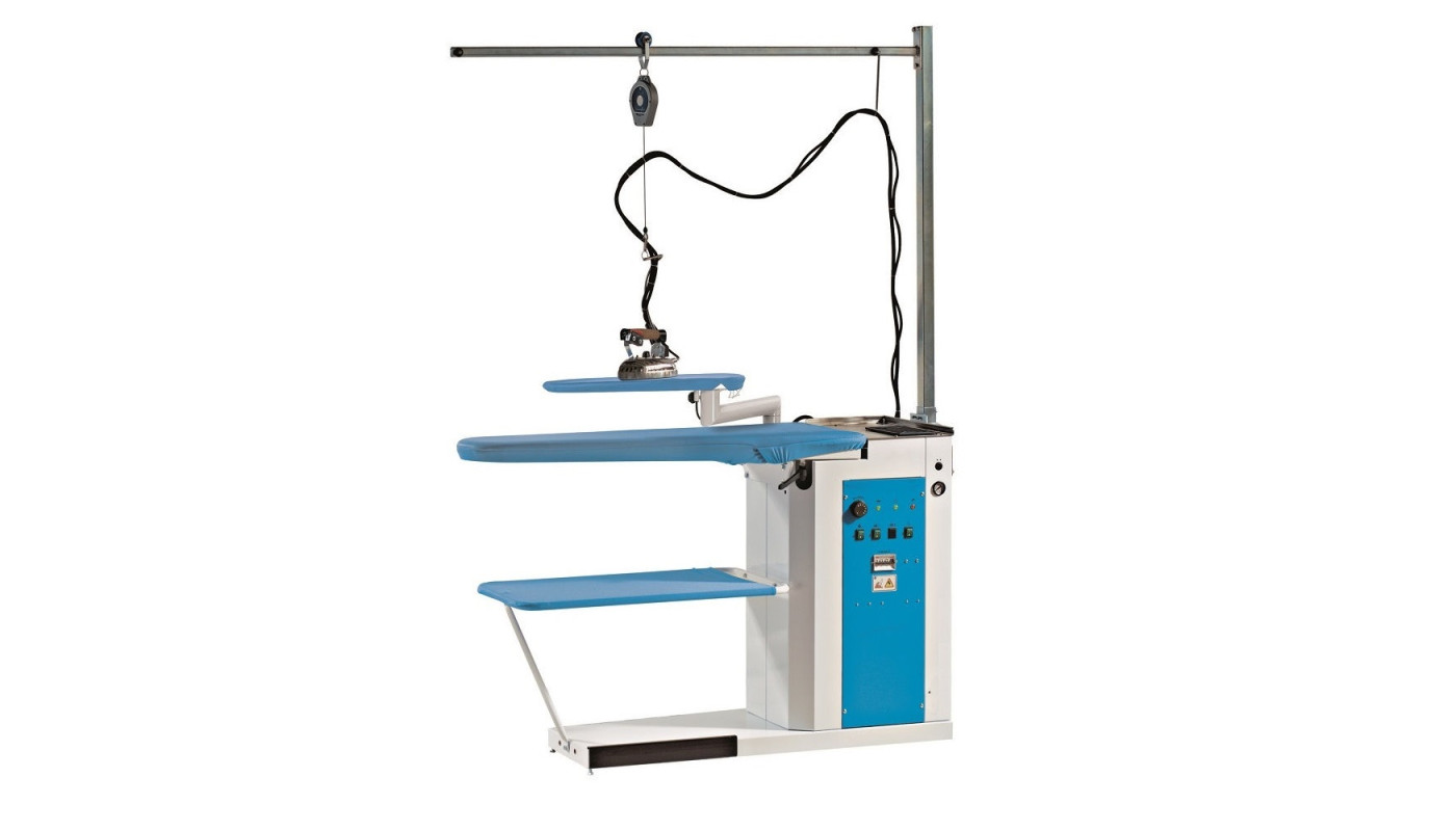 TP07V Industrial Heated Vacuum Ironing Table 120x40cm – External Steam Source – 2 Year Warranty