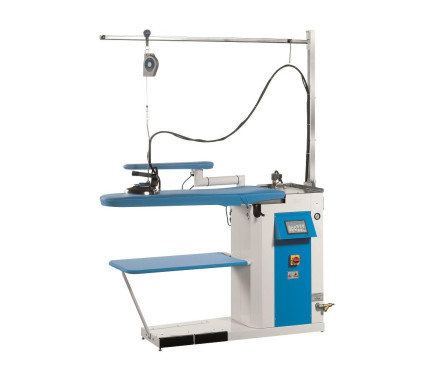 Aeolus TP08VS Industrial Ironing Table – Suction, Heated, Steam and Blowing â€“ Ironing and Finishing Equipment for Dry Cleaners