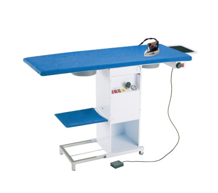 TS09 Heated Vacuum Ironing Board with 3.5 Litre Copper Boiler â€“ Ironing Boards for Commercial Use