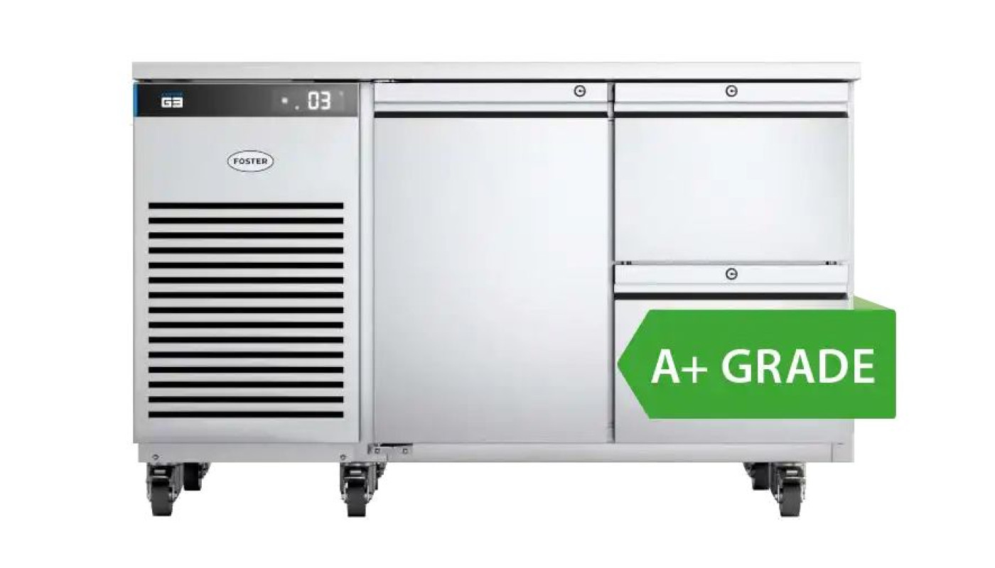 Foster EP1/2H/43-140 EcoPro G3 3 Door Refrigerated Counter, 280 Litre – Commercial Refrigeration