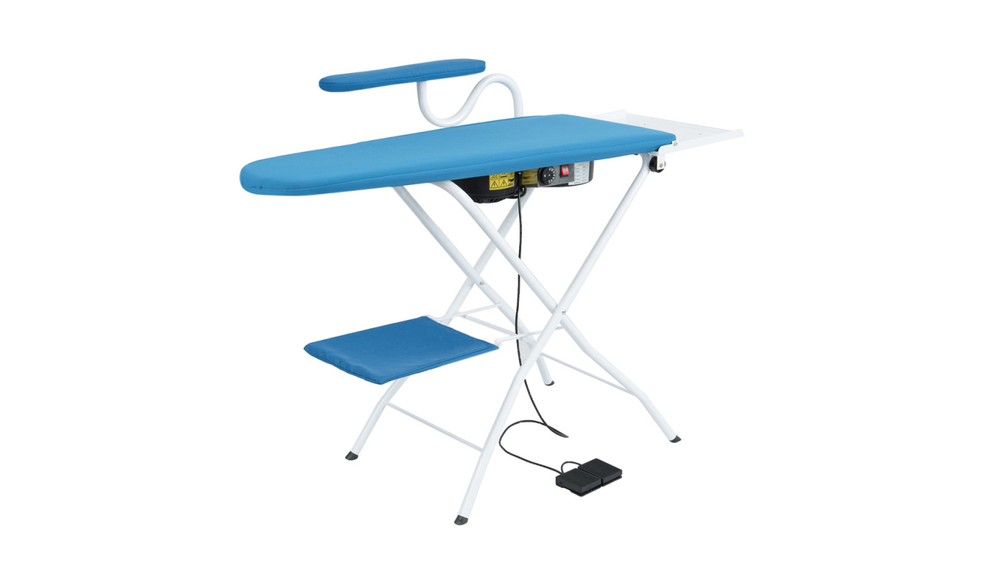 AS01 Heated Vacuum & Blowing Ironing Board – Professional Sleeve Arm – A++ Rated