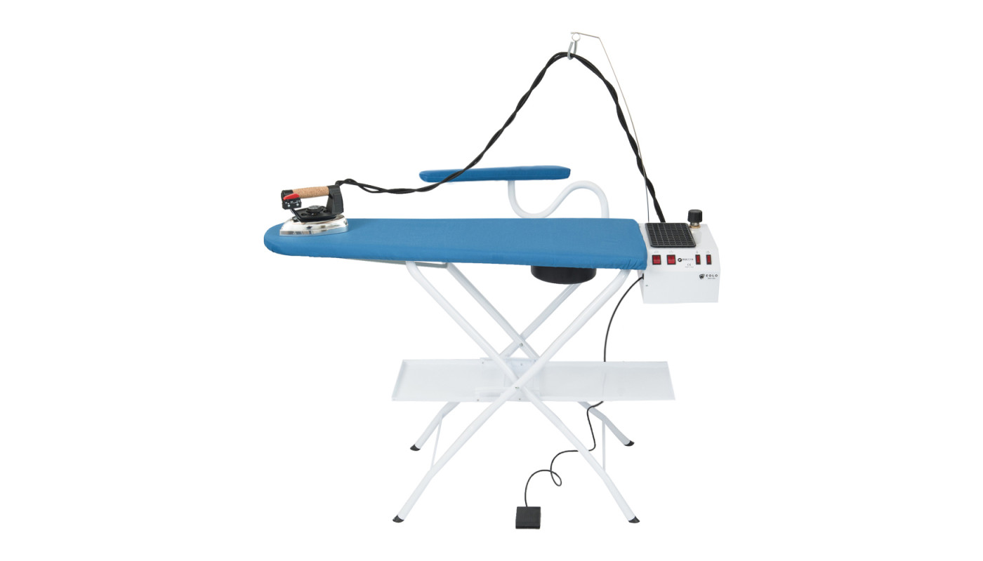 AS08 Professional Ironing Board with Vacuum Suction & Sleeve Arm