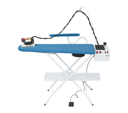 AS08 Professional Ironing Board with Vacuum Suction & Sleeve Arm â€“ Irons / Tables