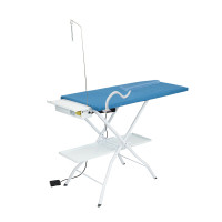 AS09 Rectangular Heated Ironing Board with heated sleeve arm