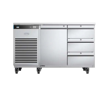 Foster EP1/2H/43-150 EcoPro G3 1 Door & 3 Drawer Refrigerated Counter, 280 Litre – Commercial Refrigeration â€“ Storage Refrigeration 