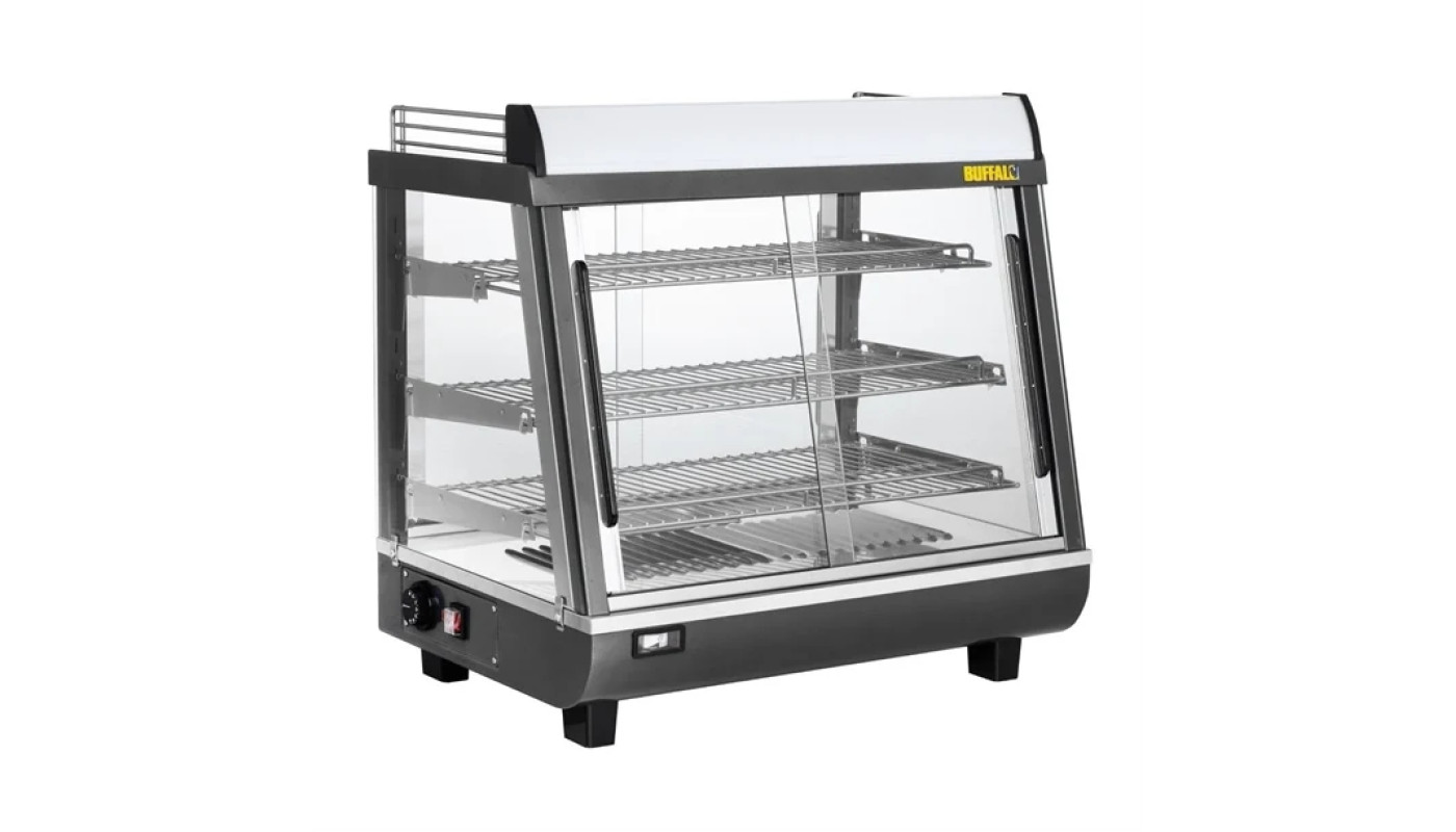 Buffalo Front and Rear Door Heated Merchandiser 96Ltr – Commercial Spare Part