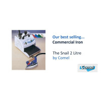 Comel Snail 2 Litre Steam Iron & Heated Vacuum Ironing Table Package