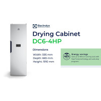 DC6-4HP Drying Cabinet with Heat Pump – Commercial Drying Cabinet