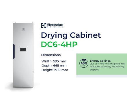 DC6-4HP Drying Cabinet with Heat Pump – Commercial Drying Cabinet â€“ Ironing Equipment for Hotels, Airbnb and B&B's