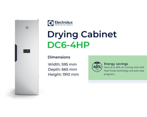 DC6-4HP Drying Cabinet with Heat Pump – Commercial Drying Cabinet
