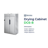 DC Electrolux DC6-8 8kg Commercial Drying Cabinet – 400V