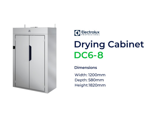 DC Electrolux DC6-8 8kg Commercial Drying Cabinet – 400V