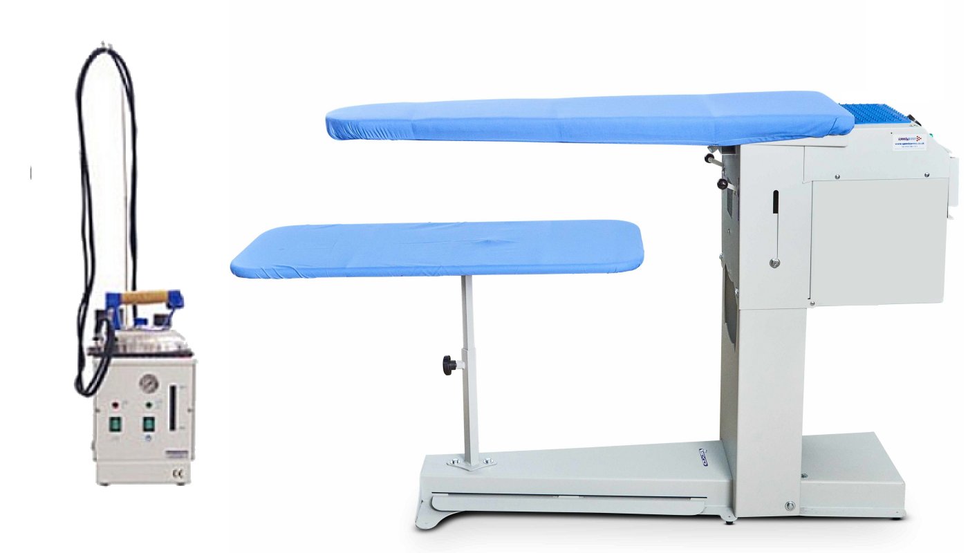 Speedypress 5 Litre Steam Iron & Deluxe Vacuum Heated Table Package – Heated Vacuum Ironing Table