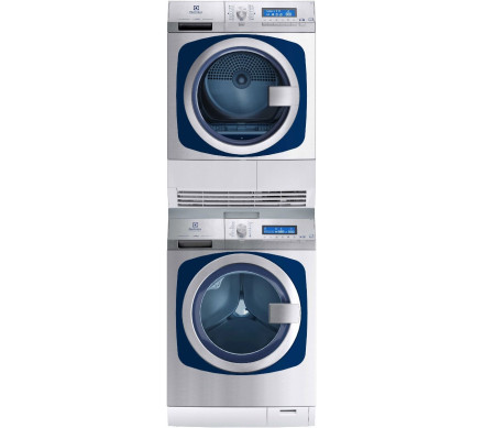 Electrolux Professional WE2-9P/TD2-8 myPRO Edge Washer & Condenser Dryer Stack Combo