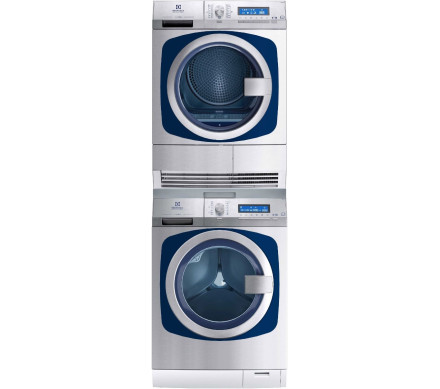 Electrolux Professional WE2-9P/TD2-9HP myPRO Edge Washer & Heat Pump Dryer Stack Combo   Heat Pump Dryers