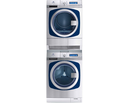 Electrolux Professional WE2-9P/TD2-9HP myPRO Edge Washer & Heat Pump Dryer Stack Combo