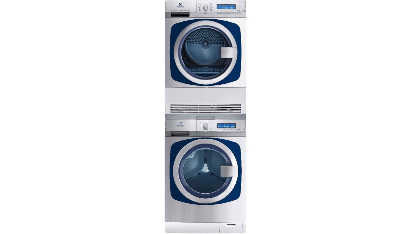 Electrolux Professional WE2-9V/TD2-8 myPRO Edge Washer & Condenser Dryer Stack Combo