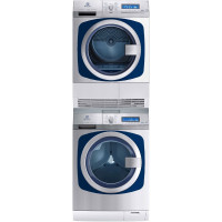 Electrolux Professional WE2-9V/TD2-8 myPRO Edge Washer &amp; Condenser Dryer Stack Combo