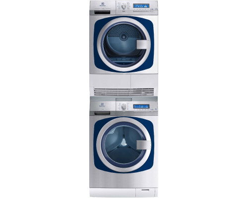 Electrolux Professional WE2-9V/TD2-8 myPRO Edge Washer & Condenser Dryer Stack Combo