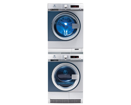 Electrolux Professional WE170V & TE1120HP myPRO 8kg Washer & Heat Pump Dryer Stack Combo